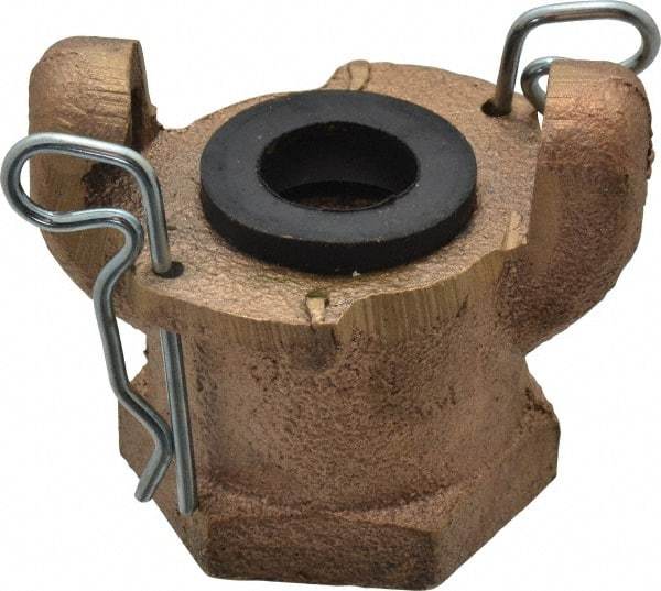 Dixon Valve & Coupling - 1" NPT, Universal Hose Coupling with Female NPT Ends - Brass - Benchmark Tooling