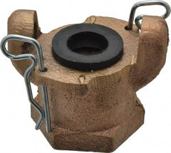 Dixon Valve & Coupling - 1" NPT, Universal Hose Coupling with Female NPT Ends - Brass - Benchmark Tooling