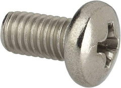 Value Collection - #10-32 UNF, 3/8" Length Under Head Phillips Drive Machine Screw - Pan Head, Grade 316 Stainless Steel, Uncoated, Without Washer - Benchmark Tooling
