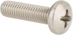 Value Collection - #10-32 UNF, 3/4" Length Under Head Phillips Drive Machine Screw - Pan Head, Grade 316 Stainless Steel, Uncoated, Without Washer - Benchmark Tooling