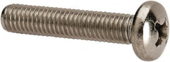 Value Collection - #10-32 UNF, 1" Length Under Head Phillips Drive Machine Screw - Pan Head, Grade 316 Stainless Steel, Uncoated, Without Washer - Benchmark Tooling