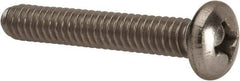 Value Collection - 1/4-20 UNC, 1-1/2" Length Under Head Phillips Drive Machine Screw - Pan Head, Grade 316 Stainless Steel, Uncoated, Without Washer - Benchmark Tooling