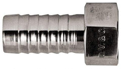 Dixon Valve & Coupling - 3/4" Stainless Steel Suction Female Coupling withNut - Short Shank - Benchmark Tooling