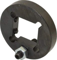 Made in USA - Metal Cutting & Forming Machine Work Stop - For Use with Arbor Press (1" Square Ram) - Benchmark Tooling