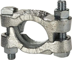 Dixon Valve & Coupling - 1-7/16 to 1-17/32" OD, Double Bolt Iron Clamp - Plated Malleable Iron - Benchmark Tooling