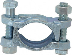 Dixon Valve & Coupling - 1-5/8 to 1-13/16" OD, Double Bolt Iron Clamp - Plated Malleable Iron - Benchmark Tooling