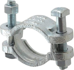 Dixon Valve & Coupling - 1-3/4 to 2-3/64" OD, Double Bolt Iron Clamp - Plated Malleable Iron - Benchmark Tooling