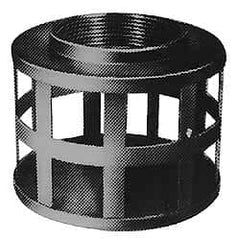 Kuriyama of America - 6" Hose, Square Hole Strainer - Plated Steel - Benchmark Tooling