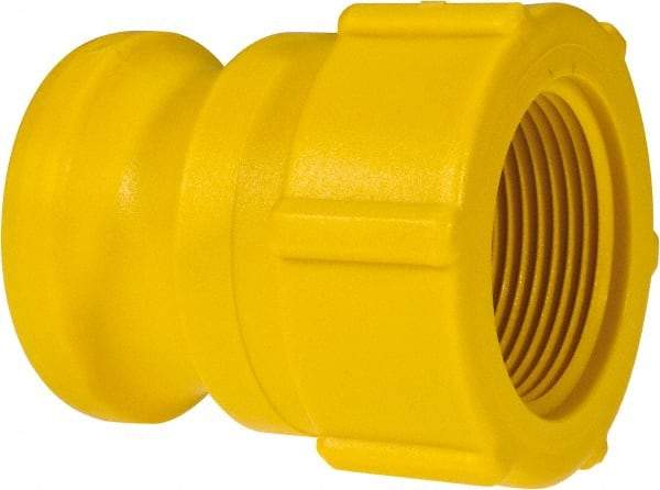 NewAge Industries - 1-1/4" Nylon Cam & Groove Suction & Discharge Hose Male Adapter Female NPT Thread - Part A, 1-1/4" Thread, 150 Max psi - Benchmark Tooling