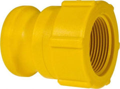 NewAge Industries - 1-1/4" Nylon Cam & Groove Suction & Discharge Hose Male Adapter Female NPT Thread - Part A, 1-1/4" Thread, 150 Max psi - Benchmark Tooling