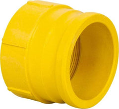 NewAge Industries - 4" Nylon Cam & Groove Suction & Discharge Hose Male Adapter Female NPT Thread - Part A, 4" Thread, 75 Max psi - Benchmark Tooling