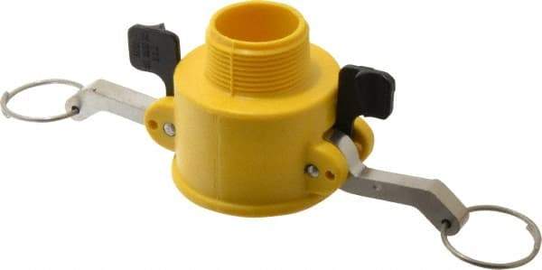 NewAge Industries - 1-1/4" Nylon Cam & Groove Suction & Discharge Hose Female Coupler Male NPT Thread - Part B, 1-1/4" Thread, 150 Max psi - Benchmark Tooling