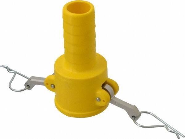 NewAge Industries - 1" Nylon Cam & Groove Suction & Discharge Hose Female Coupler Hose Shank - Part C, 175 Max psi - Benchmark Tooling