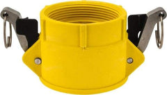 NewAge Industries - 3" Nylon Cam & Groove Suction & Discharge Hose Female Coupler Female NPT Thread - Part D, 3" Thread, 125 Max psi - Benchmark Tooling