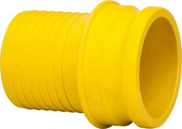 NewAge Industries - 4" Nylon Cam & Groove Suction & Discharge Hose Male Adapter Hose Shank - Part E, 75 Max psi - Benchmark Tooling