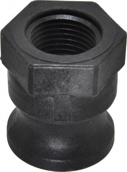 NewAge Industries - 1/2" Polypropylene Cam & Groove Suction & Discharge Hose Male Adapter Female NPT Thread - Part A, 1/2" Thread, 125 Max psi - Benchmark Tooling