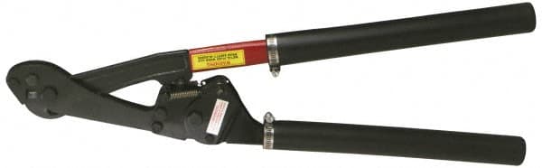 H.K. Porter - 28" OAL, 1/2" Capacity, Guy Strand Cutter - Angled Tip Head, Rubber Handle - Benchmark Tooling