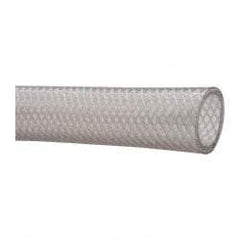 Made in USA - 1" ID x 1.299" OD, 0.15" Wall Thickness, Cut to Length (100' Standard Length) PVC Tube - Clear, 130 Max psi, 80 Shore A Hardness - Benchmark Tooling