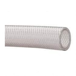 Made in USA - 1" ID x 1-3/8" OD, 3/16" Wall Thickness, Cut to Length (100' Standard Length) PVC Tube - Clear, 110 Max psi, 80 Shore A Hardness - Benchmark Tooling