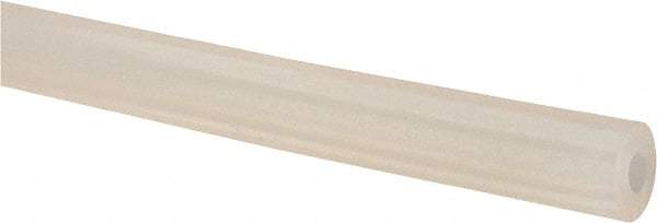 NewAge Industries - 1/8" ID x 5/16" OD, 3/32" Wall Thickness, Cut to Length (100' Standard Length) Silicone Tube - Natural, 25 Max psi, 50 Shore A Hardness - Benchmark Tooling