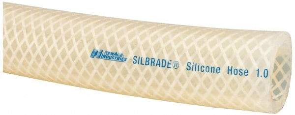 NewAge Industries - 1" ID x 1.36" OD, Cut to Length (50' Standard Length) Silicone Tube - Natural, 75 Max psi, 60 Shore A Hardness - Benchmark Tooling