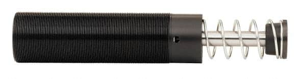 Parker - 1-1/4-12 Thread, 3/8 Rod Diam, 0.91 Stroke Length, Male Button Shock - 1-1/4 Shock Outside Diam, 5.44 OAL - Benchmark Tooling