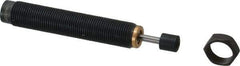 Parker - M12x1 Thread, 0.13 Rod Diam, 0.4 Stroke Length, Male Button Shock - 0.42 Shock Outside Diam, 3.31 OAL - Benchmark Tooling