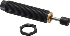 Parker - 1/2-20 Thread, 0.13 Rod Diam, 0.4 Stroke Length, Male Button Shock - 0.33 Shock Outside Diam, 2-3/4 OAL - Benchmark Tooling