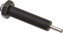 Parker - 9/16-18 Thread, 0.19 Rod Diam, 1/2 Stroke Length, Male Button Shock - 0.46 Shock Outside Diam, 3.41 OAL - Benchmark Tooling