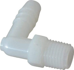 NewAge Industries - 3/8" Barb, 1/4 NPT, Multiple Barbed Tube Elbow - Nylon, Male - Benchmark Tooling