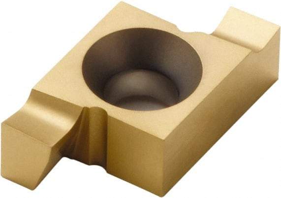 Seco - 206020EAR FA Grade CP500, 6mm Cutting Width Carbide Grooving Insert - 6mm Max Depth of Cut, Right Hand, TiAlN/TiN Finish - Benchmark Tooling