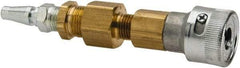 North - 2" Long, 1/2" Internal Diam, Coupler for SAR Systems - Gold & Silver, Compatible with CF2000 Series - Benchmark Tooling
