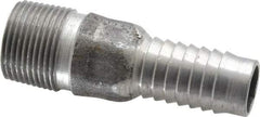 Campbell Fittings - 3/4" Pipe ID, Threaded Combination Nipple for Hoses - Steel - Benchmark Tooling