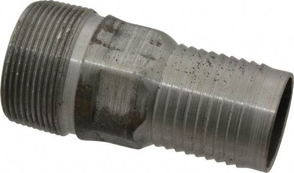 Campbell Fittings - 1-1/2" Pipe ID, Threaded Combination Nipple for Hoses - Steel - Benchmark Tooling