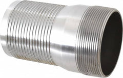 Campbell Fittings - 4" Pipe ID, Threaded Combination Nipple for Hoses - Steel - Benchmark Tooling