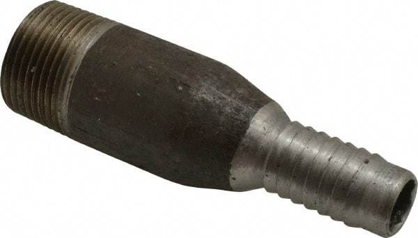 Campbell Fittings - 3/4" Pipe ID, Reducer Combination Nipple for Hoses - 1 Male NPT, Steel - Benchmark Tooling