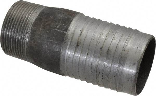 Campbell Fittings - 2" Pipe ID, Expander Combination Nipple for Hoses - 1-1/2 Male NPT, Steel - Benchmark Tooling