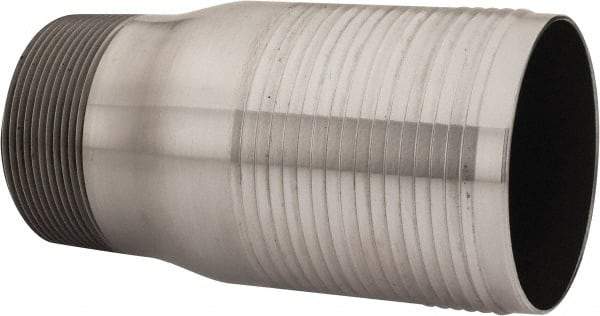 Campbell Fittings - 4" Pipe ID, Expander Combination Nipple for Hoses - 3 Male NPT, Steel - Benchmark Tooling