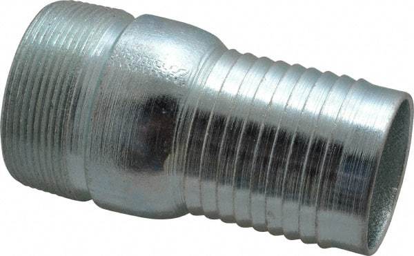 Campbell Fittings - 2" Pipe ID, Threaded Combination Nipple for Hoses - Plated Steel - Benchmark Tooling