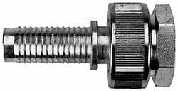 Campbell Fittings - Inch NPT, 1" Inside Hose Diam, Ground Joint Viton Seal Hose Coupling - Steel - Benchmark Tooling