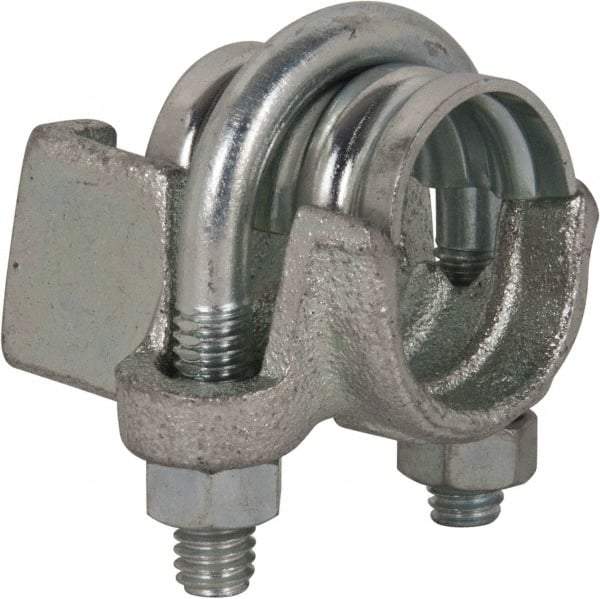 Campbell Fittings - 1/2" Hose, Single U-Bolt - Plated Steel - Benchmark Tooling