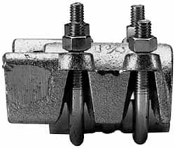 Campbell Fittings - 1-1/2" Hose, Interlocking U-Bolt Clamp - Plated Steel - Benchmark Tooling