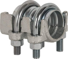 Campbell Fittings - 1" Hose, Interlocking U-Bolt Clamp - Plated Steel - Benchmark Tooling