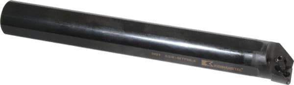 Kennametal - 30.99mm Min Bore Diam, 12" OAL, 1" Shank Diam, A-MTFN Indexable Boring Bar - TN.. Insert, Screw or Clamp Holding Method - Benchmark Tooling