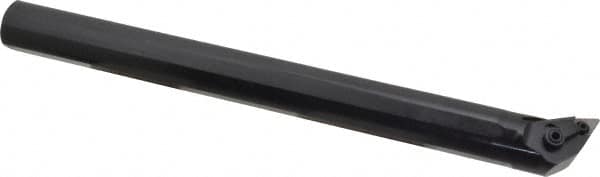 Kennametal - 1.705" Min Bore Diam, 14" OAL, 1-1/4" Shank Diam, A-MDQN Indexable Boring Bar - DN.. Insert, Screw or Clamp Holding Method - Benchmark Tooling