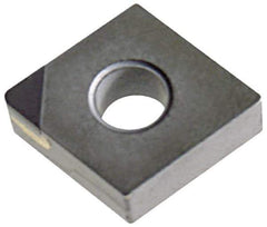 Tungaloy - SNGA433 QBN Grade BX360 PCBN Turning Insert - Uncoated, 90° Square, 1/2" Inscr Circle, 3/16" Thick, 3/64" Corner Radius - Benchmark Tooling