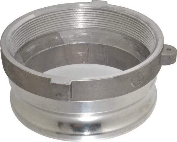 EVER-TITE Coupling Products - 6" Aluminum Cam & Groove Suction & Discharge Hose Male Adapter Female NPT Thread - Part A, 6" Thread, 75 Max psi - Benchmark Tooling