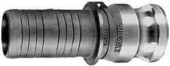 EVER-TITE Coupling Products - 4" Stainless Steel Cam & Groove Suction & Discharge Hose Male Adapter Hose Shank - Part E, 100 Max psi - Benchmark Tooling