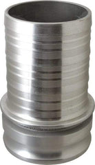 EVER-TITE Coupling Products - 6" Aluminum Cam & Groove Suction & Discharge Hose Male Adapter Hose Shank - Part E, 75 Max psi - Benchmark Tooling