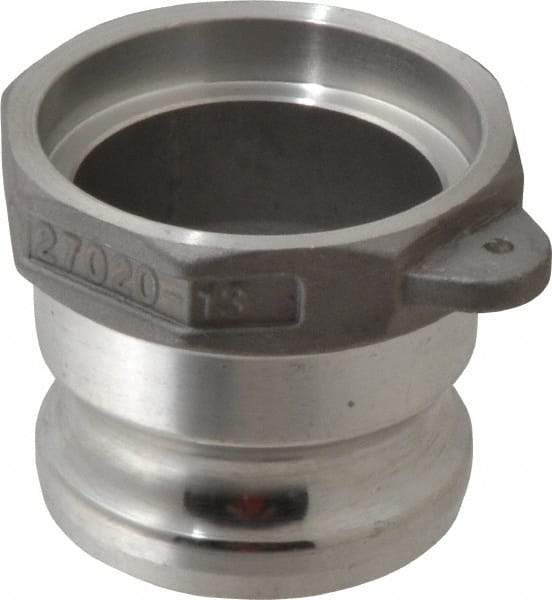 EVER-TITE Coupling Products - 2-1/2" Aluminum Cam & Groove Suction & Discharge Hose Male Adapter Female NPT Thread - Part A, 2-1/2" Socket Weld Thread, 150 Max psi - Benchmark Tooling